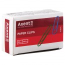 Скріпки кольорові, 28 мм, 100 шт. Axent