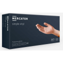 Рукавички вінілові Mercator без пудри 100 шт/розмір S
