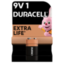 Батарейка Duracell Alkaline 9V 1 шт