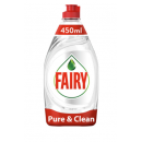 Засіб для миття посуду Fairy Pure /Clean 450мл