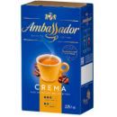 Кава Ambassador Crema мелена  225г 