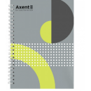Блокнот на спіралі тверда обкл., А5, 96арк. №18 Axent