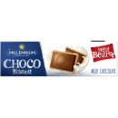 Шоколад молочний Millennium Choco Biscuit з печивом 130г