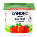 Йогурт Danone полуниця 1,2% стакан, 4*115г