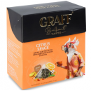 Чай Graff зелений Citrus Space з ароматом бергамоту та лимону (пірамідки) 20*1.8 г
