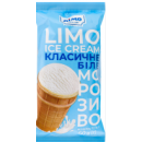 Морозиво Лімо Ice Cream класичне біле у вафельному стаканчику 60 г 