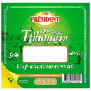 Сир President Творожна традиція 9% 350г 