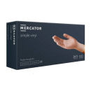 Рукавички вінілові Mercator без пудри 100 шт/розмір M