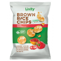  Чіпси рисові Livity Паприка сальса 60г   
