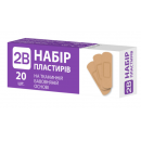 Пластир на тканинній бавовняній основі 20 шт