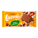 Шоколад молочний Lacmi з цілим лісовим горіхом 90г