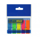 Закладки пластикові з клейким шаром 5 кольорів NEON 45x12 мм Buromax BM.2302-98