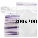 Пакет із замком zip-lock 200*300 100 шт