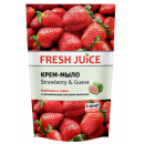 Рідке мило Fresh Juice 460мл запаска Полуниця і гуава